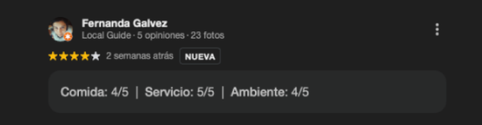 Recomendación de cliente